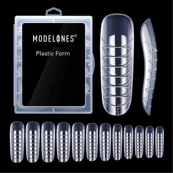 120Pcs Extension Gel Dual Forms Full Cover Nail Form MODELONES #
