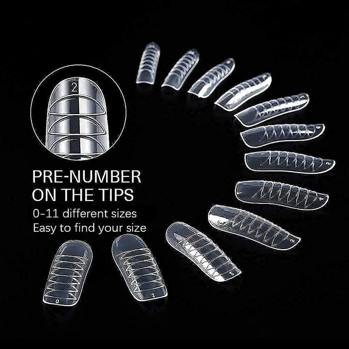 120Pcs Extension Gel Dual Forms Full Cover Nail Form MODELONES #