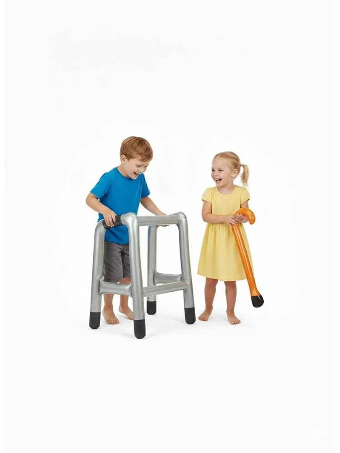 2 PC Inflatable Old Man Prop Set
