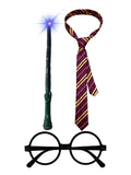3 PC Wizard School Boy Complete Accessories Set - thefancydress.co.uk