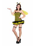 3PC Women’s Honey Bee Costume Set – Dress, Wings & Headpiece