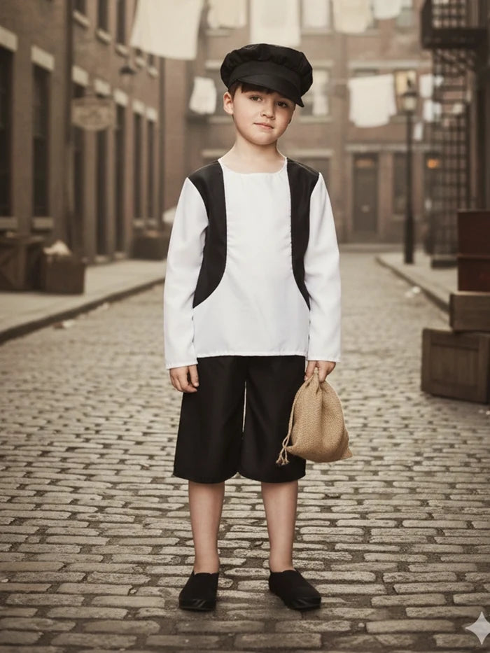 4PC Poor Boy Costume Set