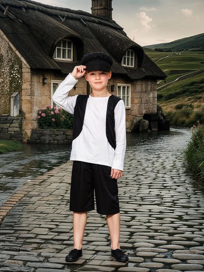 4PC Poor Boy Costume Set