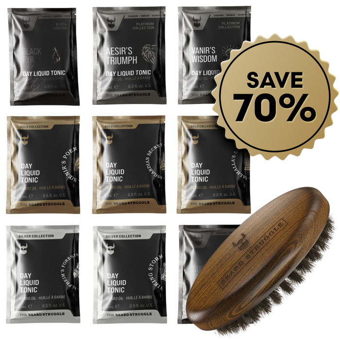 9 Beard Oil Sample Pack. The Beard Struggle