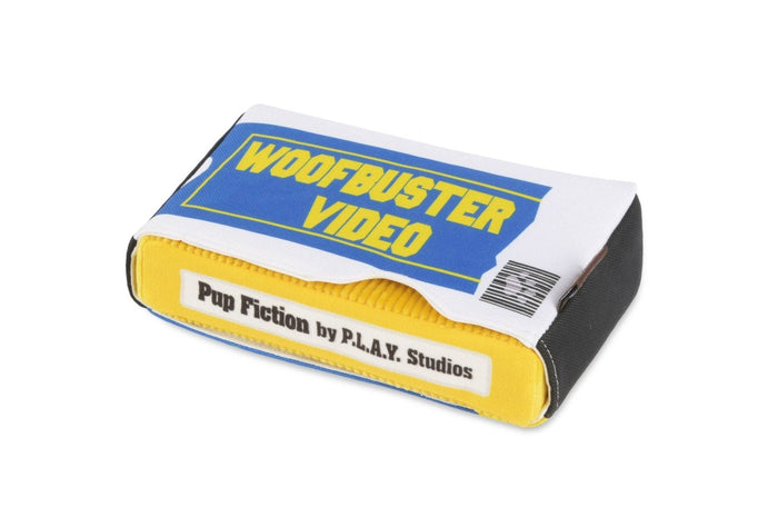 90s Classic Woofbuster Video Tape Dog Toy
