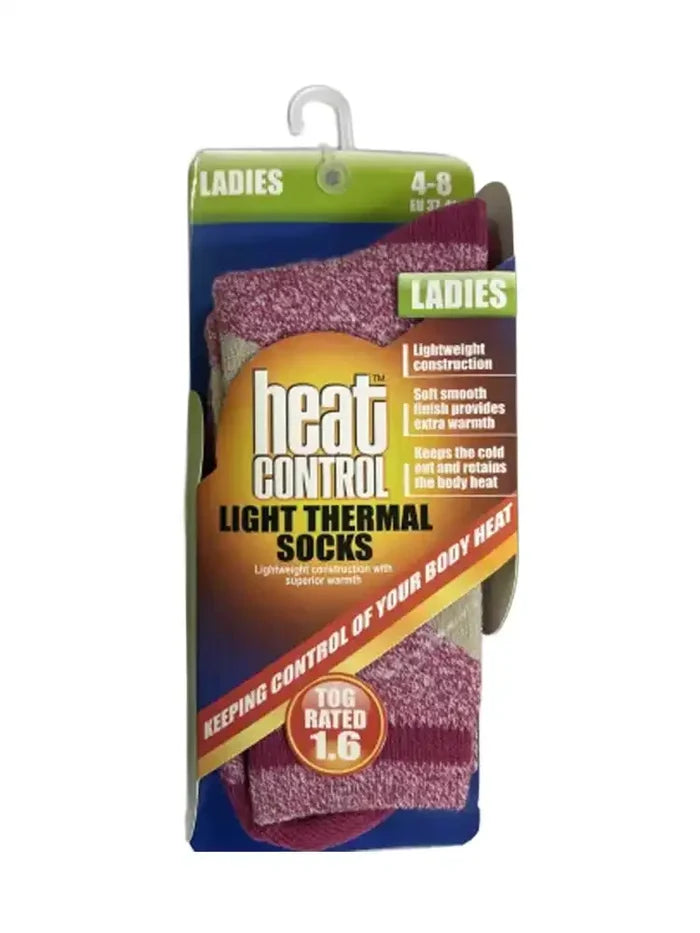 Active Star Ladies 1.6 TOG Argyle Light Thermal Socks