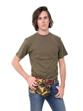 Active Star Men Crew Neck Plain Cotton T-Shirt - thefancydress.co.uk