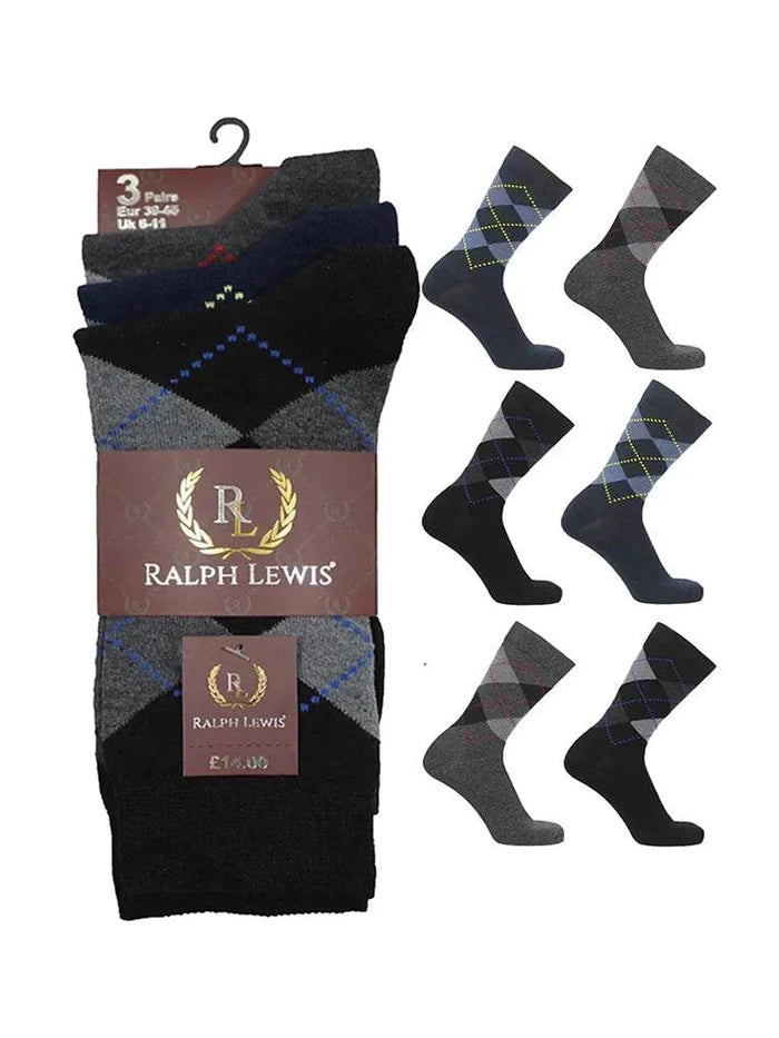 Active Star Men's Cotton Mix Socks (Assorted Colours) - thefancydress.co.uk