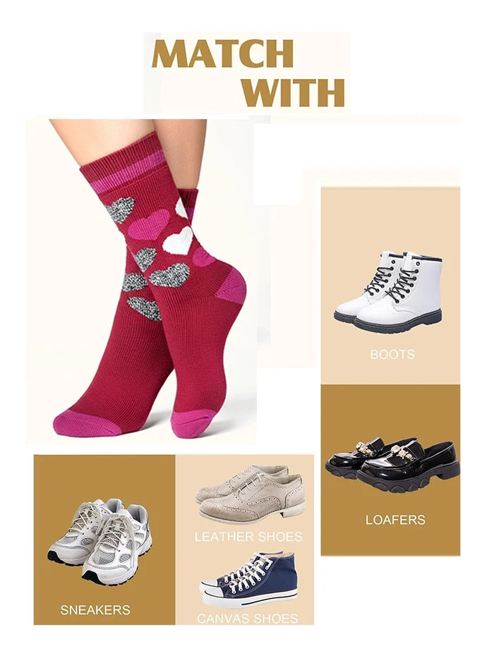 Active Star Womens Assorted Light Thermal Socks