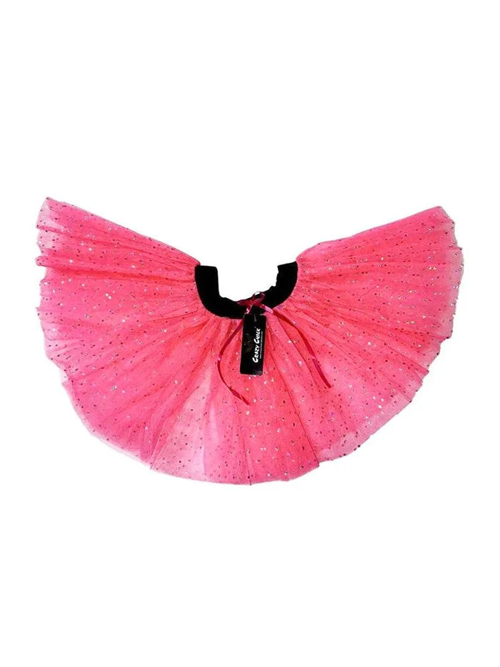Adult 3 Layer Sequin Tutu Skirt Ballet Dance Wear - thefancydress.co.uk