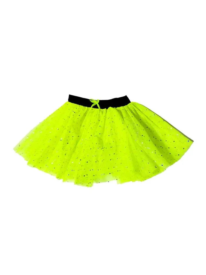 Adult 3 Layer Sequin Tutu Skirt Ballet Dance Wear - thefancydress.co.uk