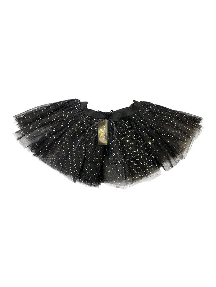 Adult 3 Layer Sequin Tutu Skirt Ballet Dance Wear - thefancydress.co.uk