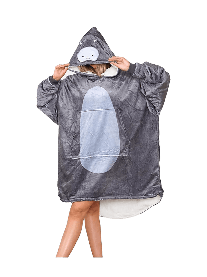 Charcoal Hippo / One Size