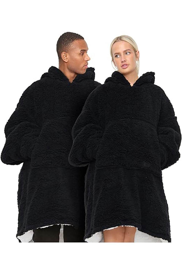 Adult Hoodie Blanket Teddy Fabric - thefancydress.co.uk