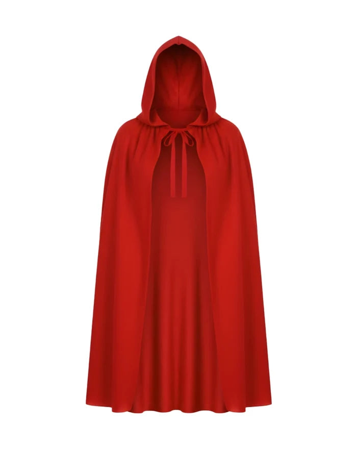Adult Little Red Riding Hood Satin Cape
