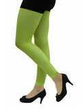 Adult Neon Fishnet Footless Tights - thefancydress.co.uk