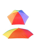 Adult Rainbow Umbrella Hat - thefancydress.co.uk