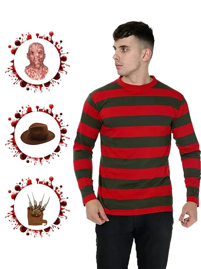 Adult Scary Nightmare Halloween Costume Set - thefancydress.co.uk