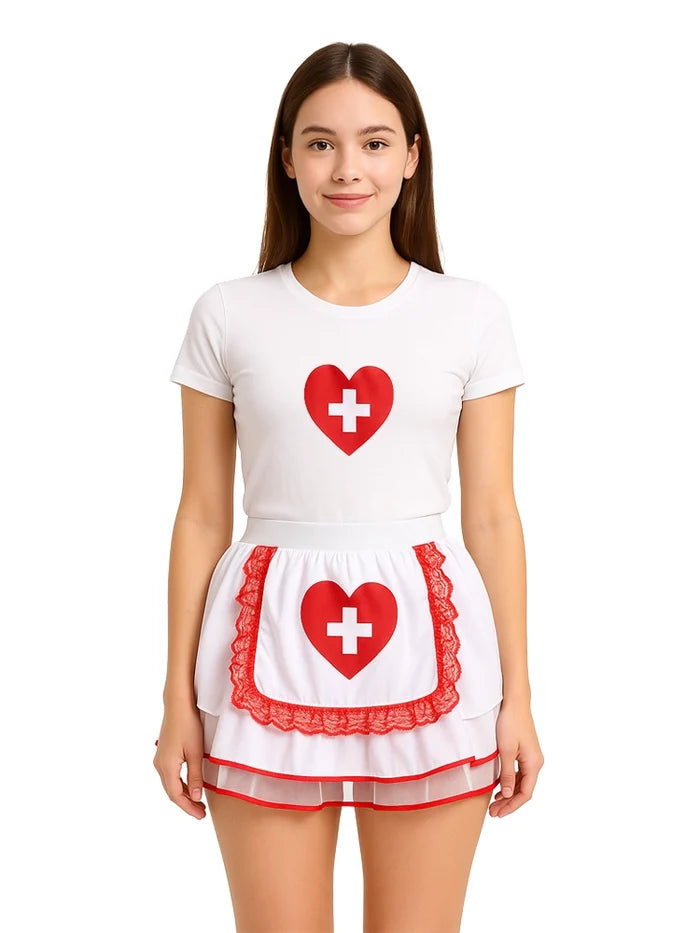 Adult Sexy Nurse Tutu Skirt