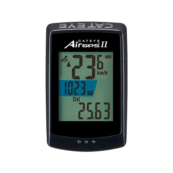 CatEye, Air GPS II, Computer, Magnetless Cadence, Black