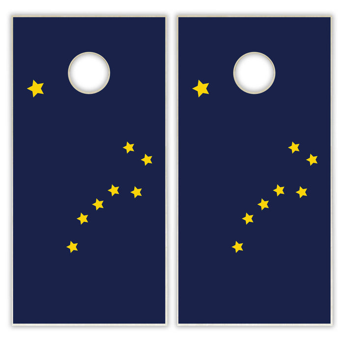 Alaska State Flag Cornhole Set - Classic Edition