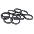 EVO, Alloy headset spacers, 25.4mm, Black, 5mm, (10X)