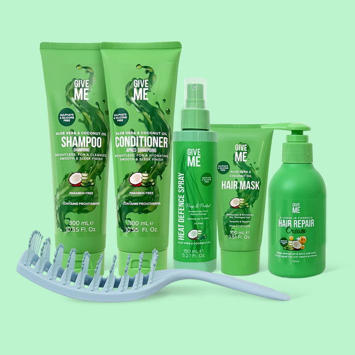 Aloe Vera & Coconut Oil Full Haircare Set - Give Me Cosmetics