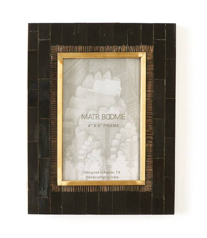Andhera Black 4" x 6" Picture Frame
