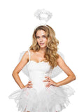 Angel Feather Wings With Halo Headbands