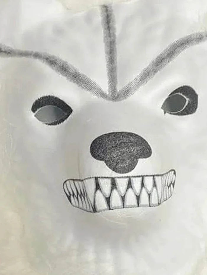 Animal Wolf Style Face Wear Mask - thefancydress.co.uk