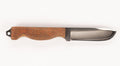 Anza 10F Boddington-Premium Burlap Micarta-Burnt Sienna-LBH Anza Knives Knives Rivers and Glen Trading Co