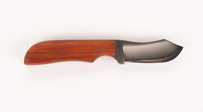 Anza 10F Mini-Rebel-Paduak Exotic Hardwood Knife Anza Knives Knives Rivers and Glen Trading Co