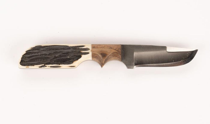 Anza WKXX6 Walnut-LJ-Bone Knife (129w) Anza Knives Knives Rivers and Glen Trading Co