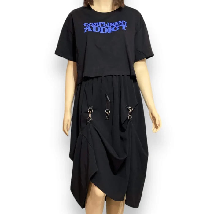 Aquarius Graphic Crop Top
