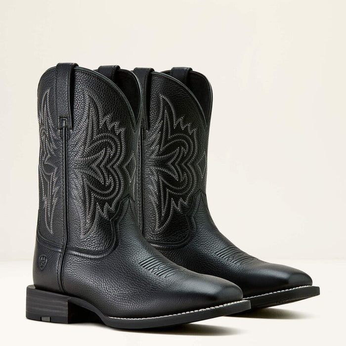 Ariat Men's Western Big Rig Wide Square Toe Boot in Black (Available in EE Width)