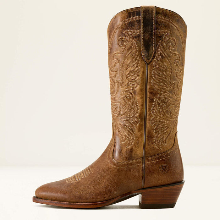 Ariat Women's Louella R Toe Western Boot in Pearl Brown