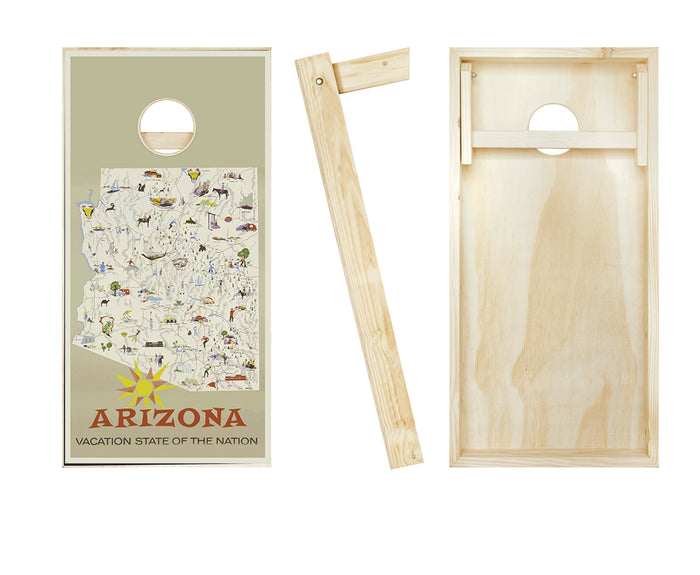 Arizona Poster Cornhole Set