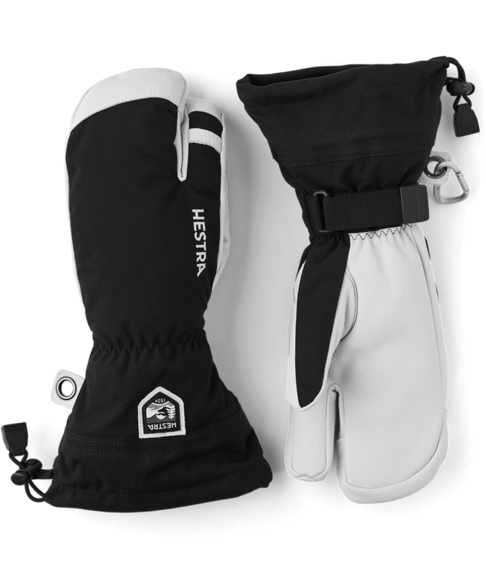 Army Leather Heli Ski 3-Finger Glove