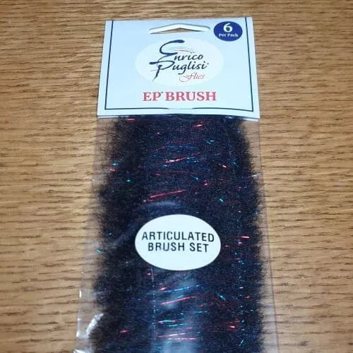 ARTICULATED BRUSH SET Enrico Puglisi BLACK Fly Tying Rivers and Glen Trading Co