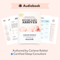 Before Baby Arrives audiobook by certified sleep consultant Carlene Rotblat in partnership with Sleepybelly