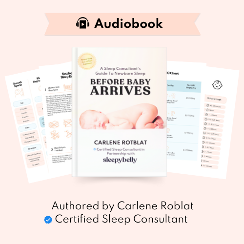 Before Baby Arrives audiobook by certified sleep consultant Carlene Rotblat in partnership with Sleepybelly