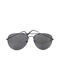 Aviator Costume Glasses – Black Frame & Dark Lens - thefancydress.co.uk