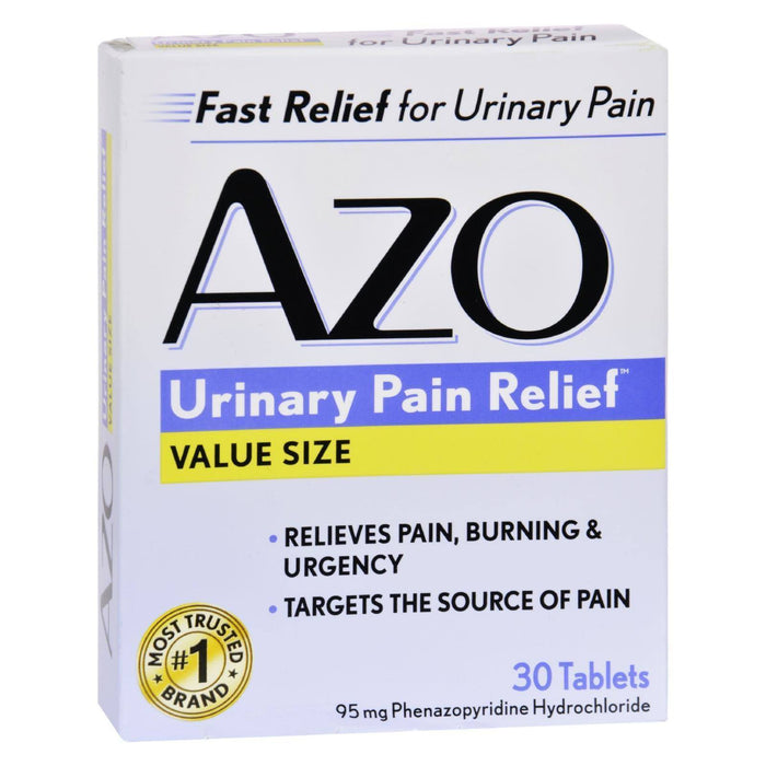 AZO Standard – Urinary Pain Relief Tablets (30 Count)