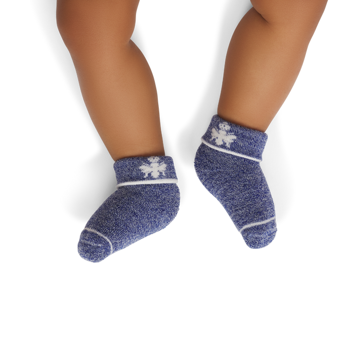 Baby Merino Wool Blend Calf Sock 4-Pack (0-6 Months)