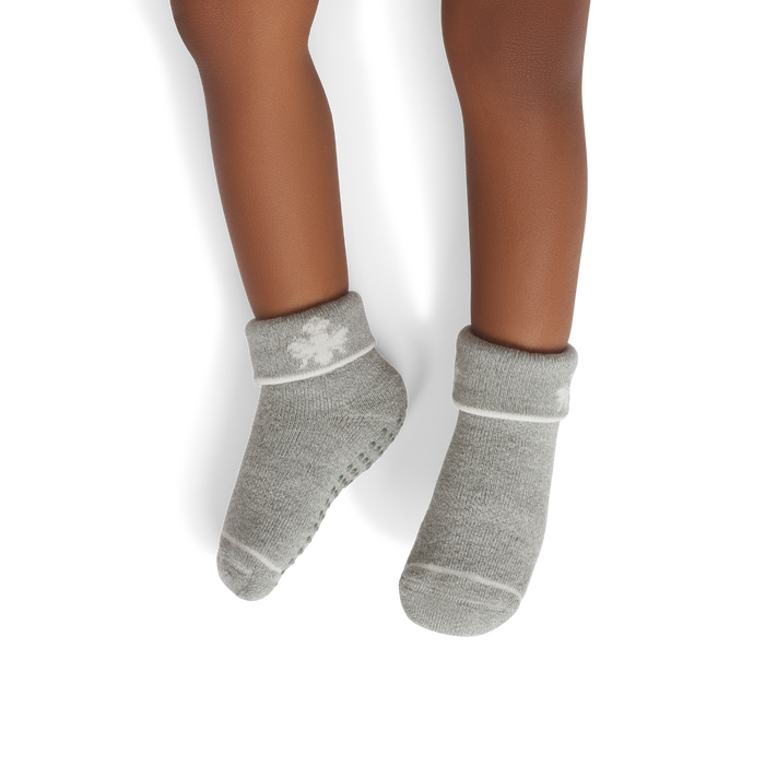 Baby Merino Wool Blend Gripper Calf Sock 8-Pack (6-12 Months)