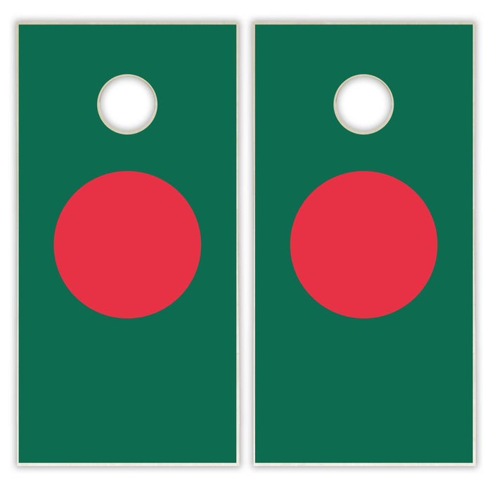 Bangladesh Flag Cornhole Set