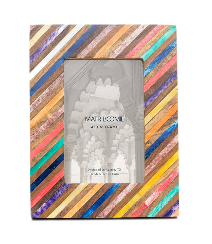 Banka Mundi Multicolor 4" x 6" Picture Frame