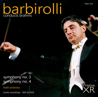 BARBIROLLI Brahms: Symphonies 3 & 4 (1952, 1959) - PASC764 - CD