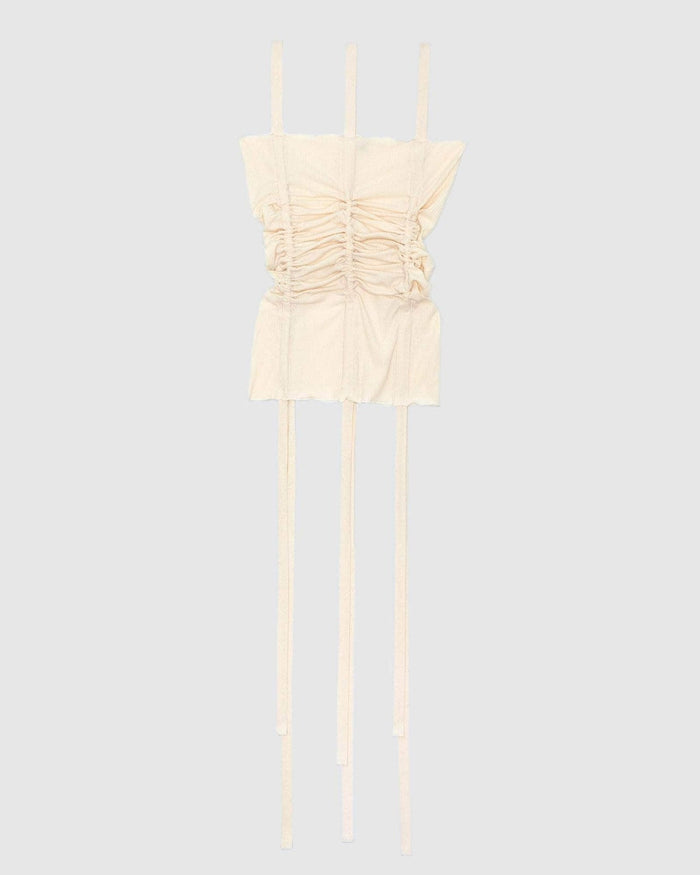 Baserange - Hewn Strap Top en Coton Biologique - Non Teinté-Tops-TOHS-RB-SP24