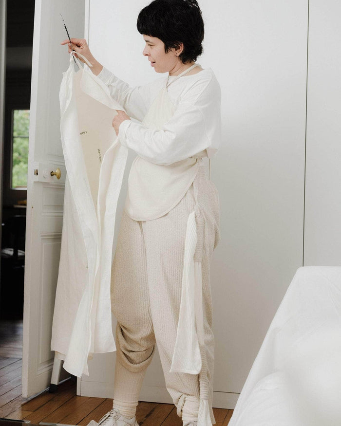 Baserange - Loose Sweatshirt en Coton / Chanvre - Non Teinté-Pulls et Sweats-TOLOS-CO-SP24